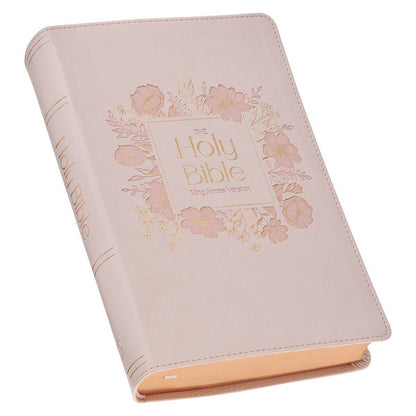 KJV Bible Giant Print Standard-size Faux Leather, Pink 2025