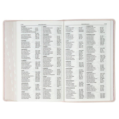 KJV Bible Giant Print Standard-size Faux Leather, Pink 2025