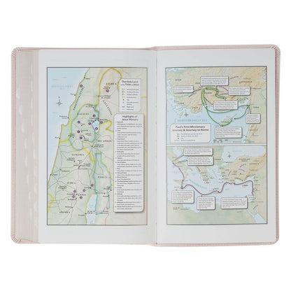 KJV Bible Giant Print Standard-size Faux Leather, Pink 2025