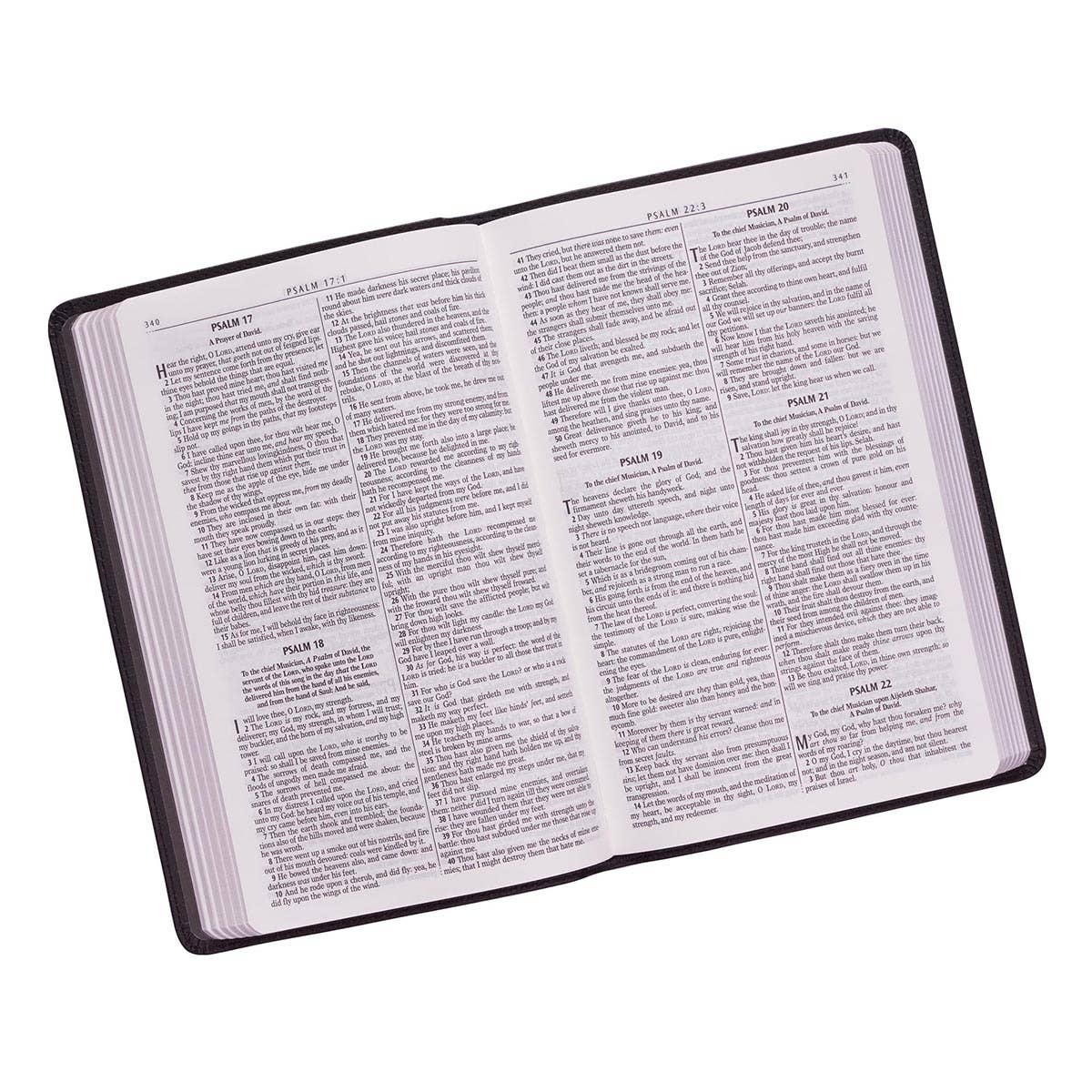 KJV Bible Gift Edition Faux Leather, Black