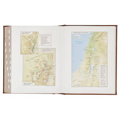 NLT, The Family Heritage Bible Hardcover, Brown