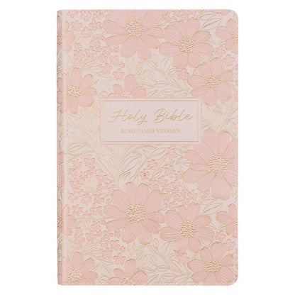 KJV Bible Deluxe Gift Faux Leather, Pink 2025