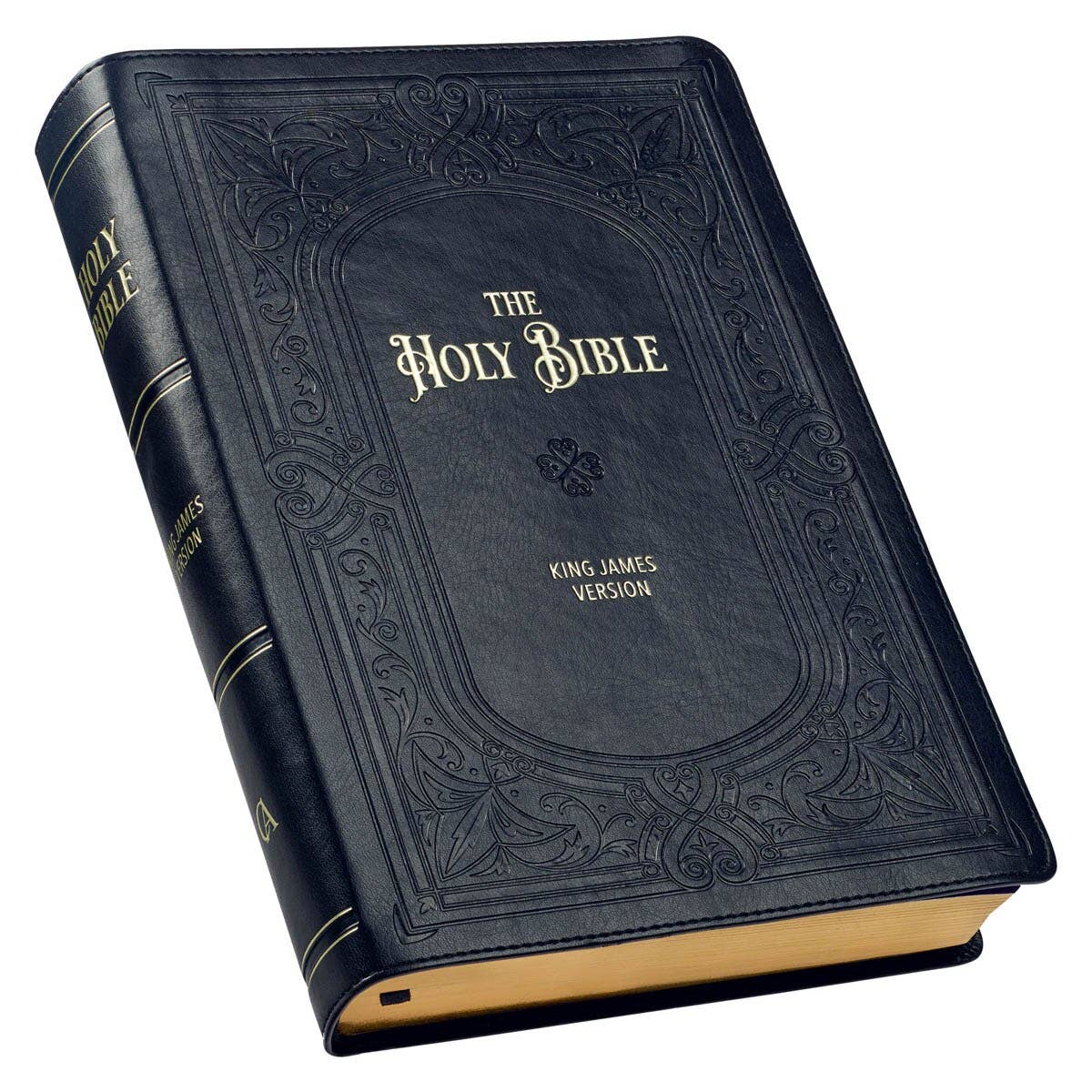 KJV Bible Giant Print Full-size Faux Leather, Midnight Blue