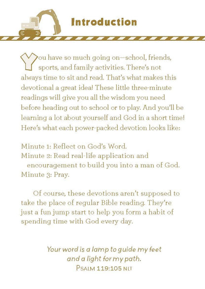 3 - Minute Devotions For Boys