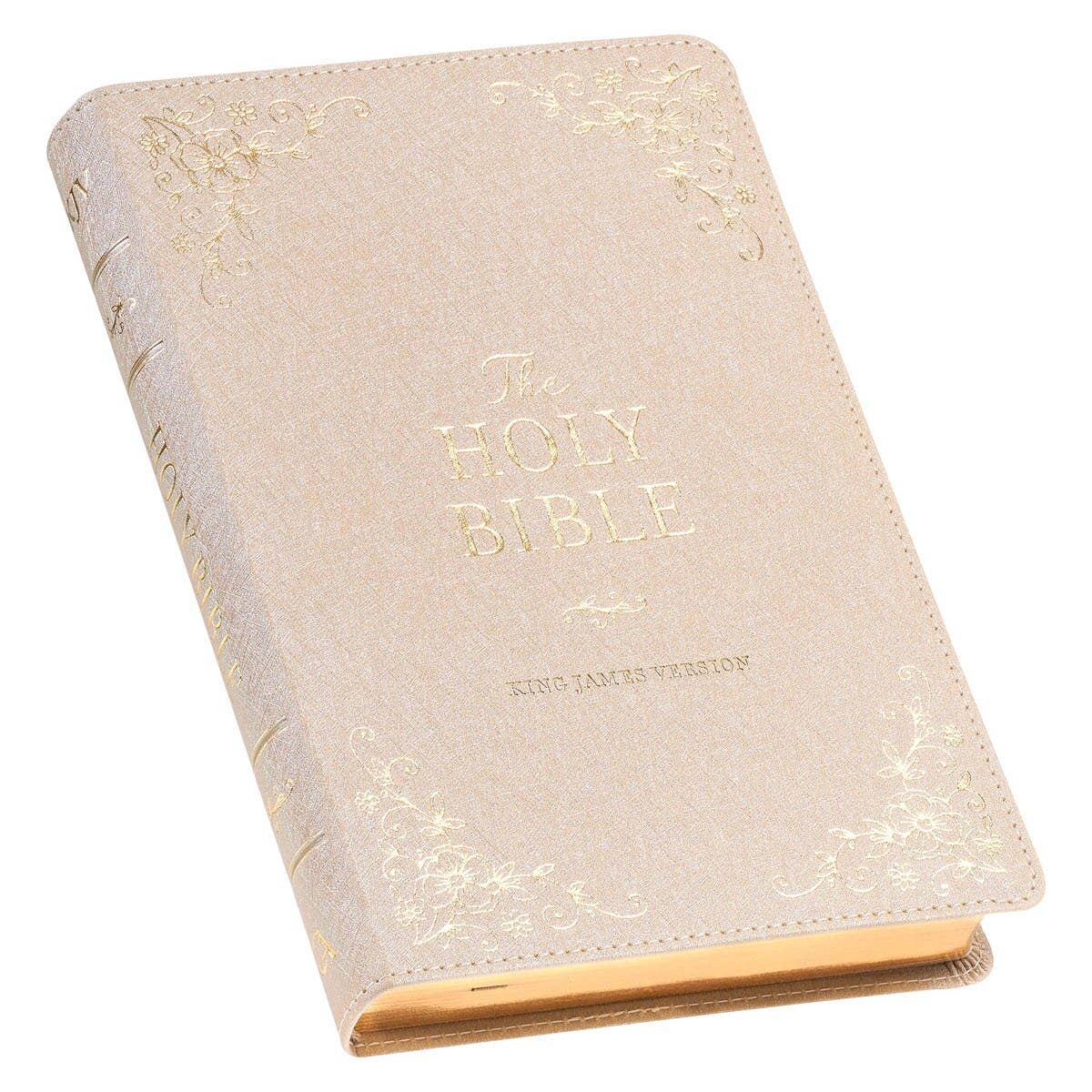 KJV Bible Deluxe Gift Faux Leather, Pearlescent Taupe