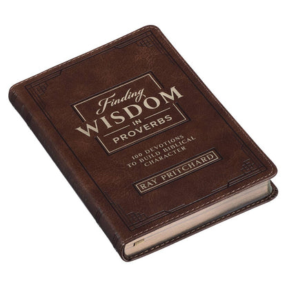 Devotional Finding Wisdom in Proverbs Faux Leather