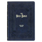 KJV Bible Giant Print Full-size Faux Leather, Midnight Blue
