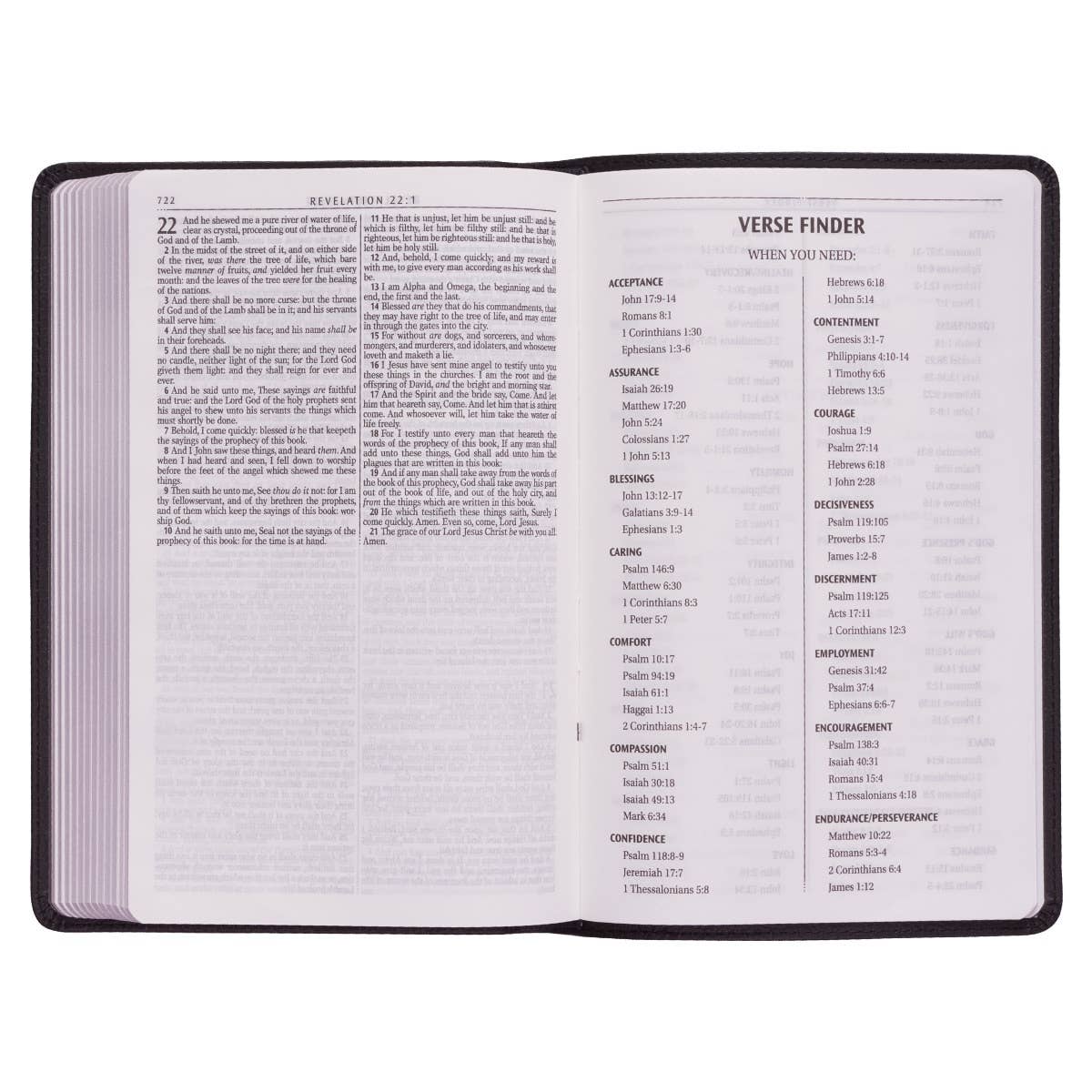 KJV Bible Gift Edition Faux Leather, Black