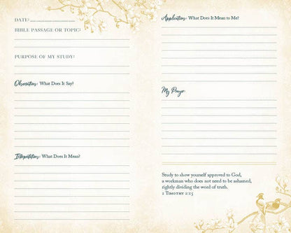 My Bible Study Tracker [Blossoms & Birds]