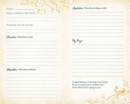My Bible Study Tracker [Blossoms & Birds]
