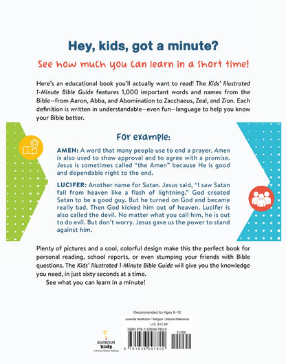 Kids' Illustrated 1-Minute Bible Guide