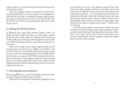 Men's Scripture Memory Guide