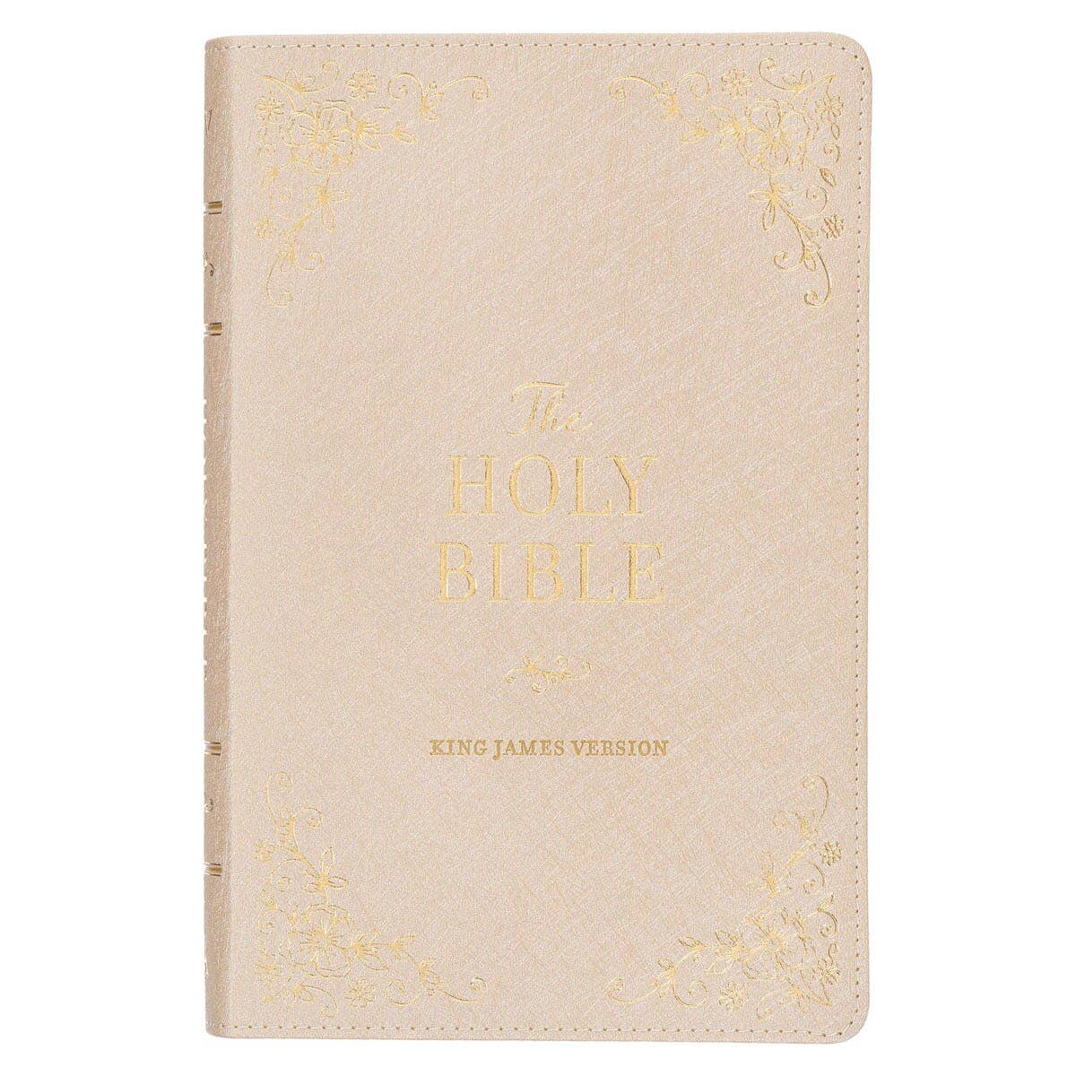 KJV Bible Deluxe Gift Faux Leather, Pearlescent Taupe