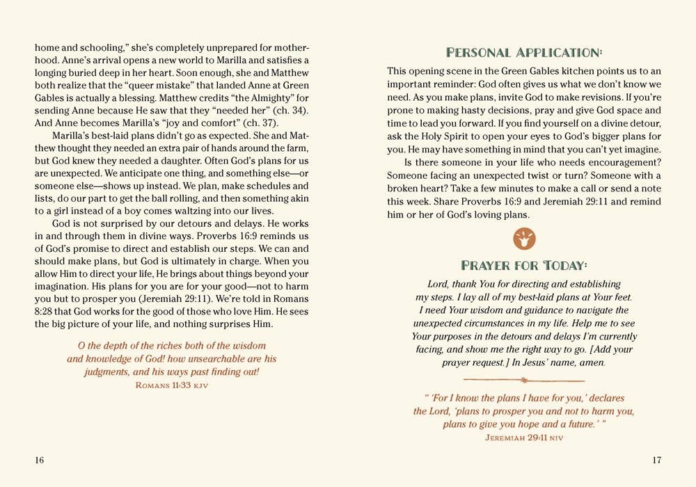 Anne of Green Gables Devotional