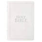 KJV Bible Thinline LP Faux Leather, White