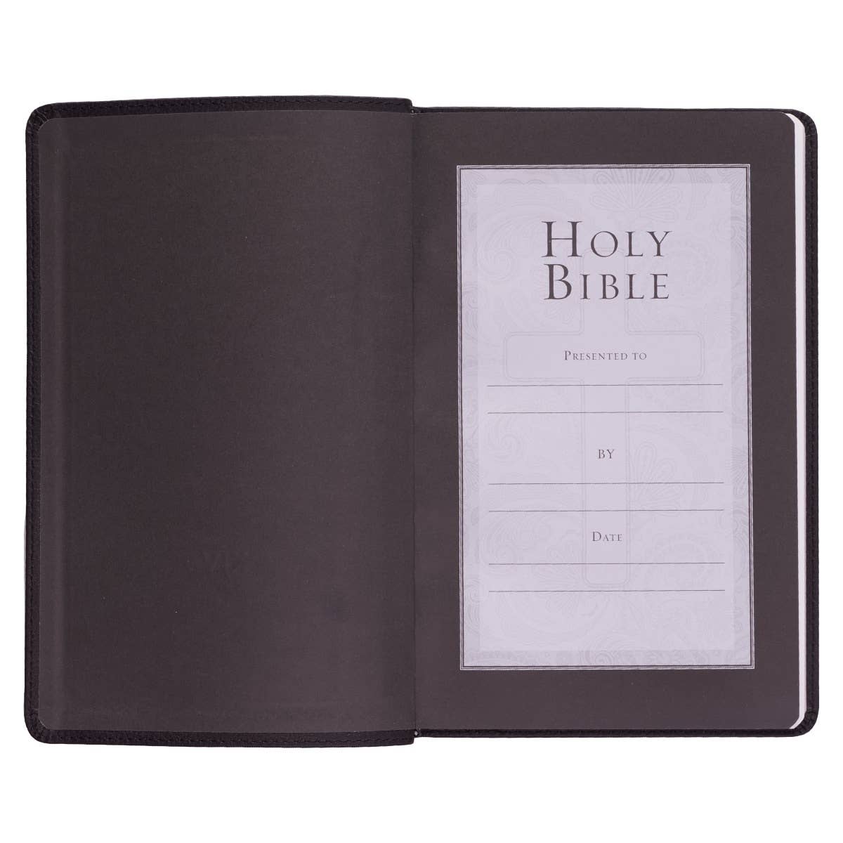 KJV Bible Gift Edition Faux Leather, Black