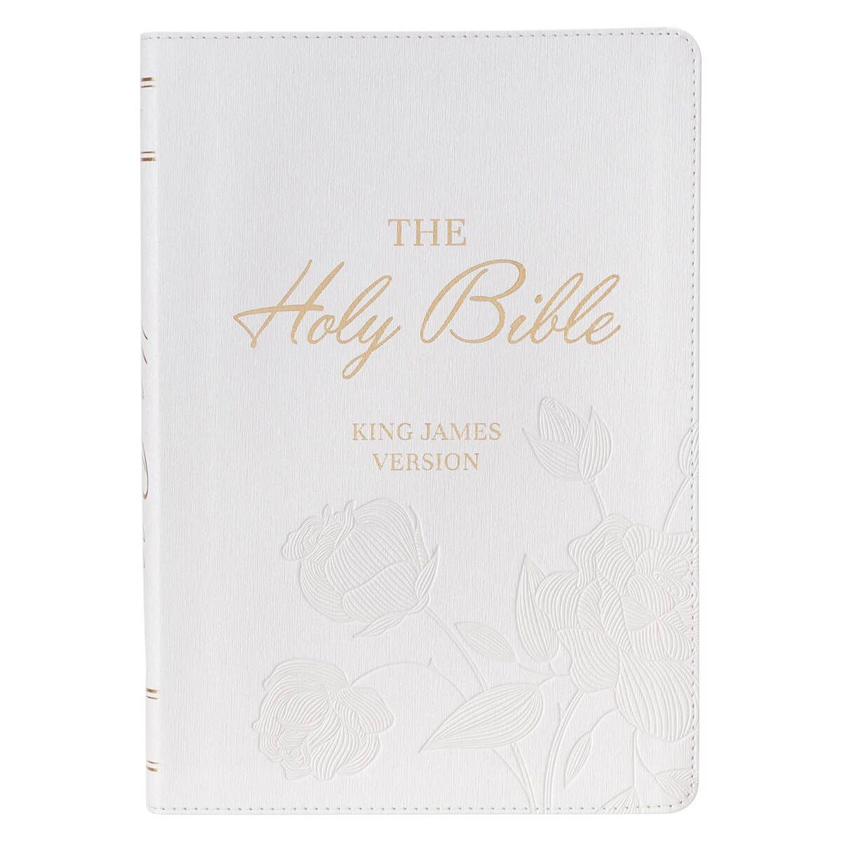 KJV Bible Super Giant Print Faux Leather, White