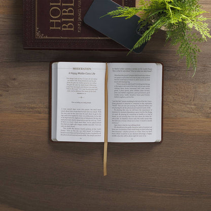 Devotional Finding Wisdom in Proverbs Faux Leather