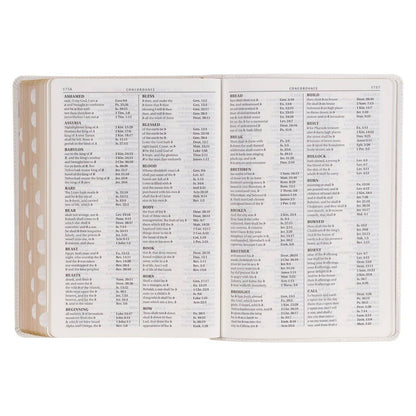 KJV Bible Super Giant Print Faux Leather, White