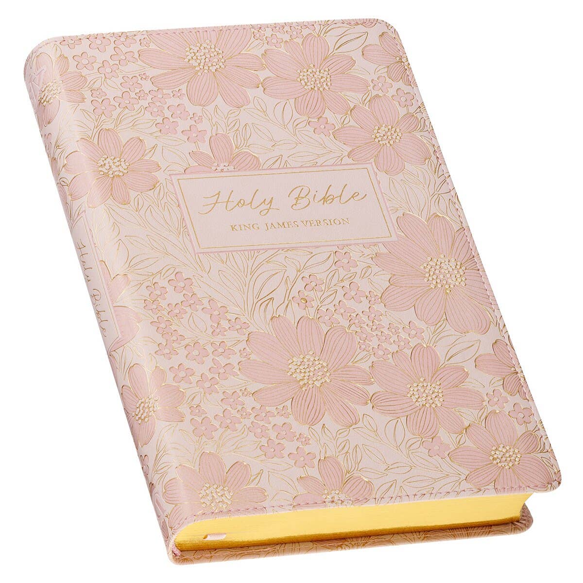 KJV Bible Deluxe Gift Faux Leather, Pink 2025